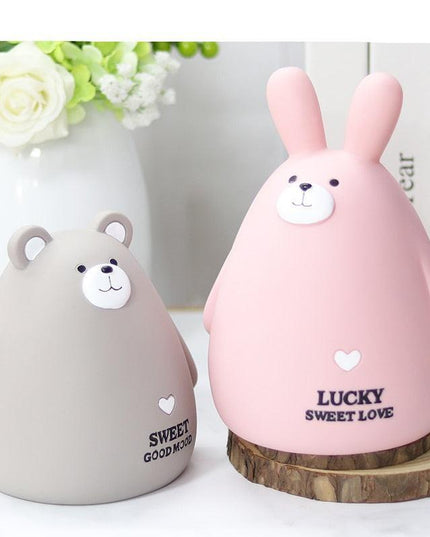 Charming Rabbit Savings Bank - Cute Bunny Coin Collector