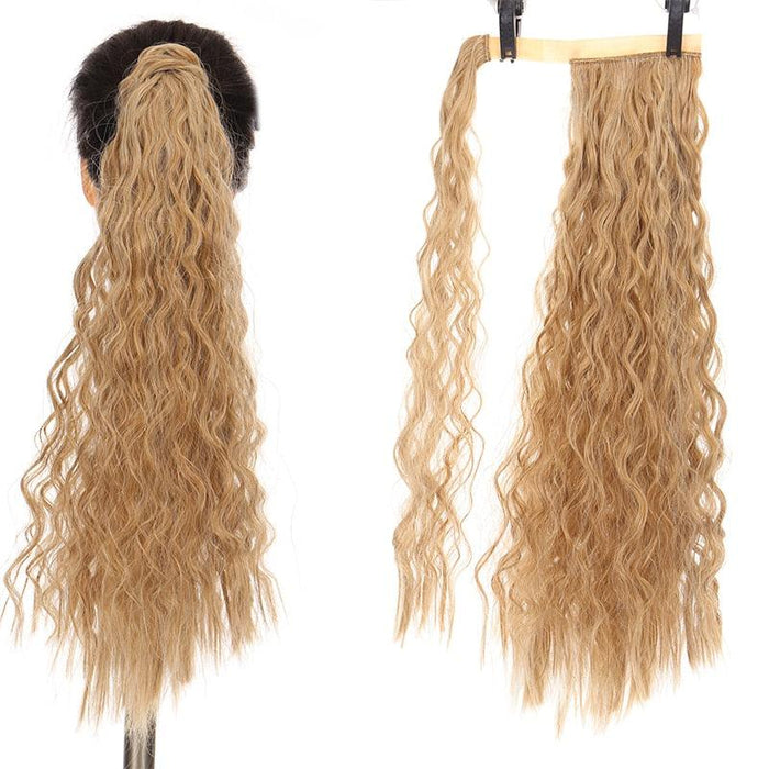 24-Inch Clip-In Straight Synthetic Hair Ponytail Extension