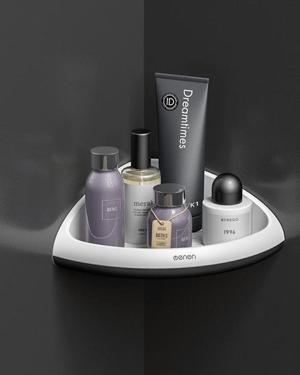 Chic Geometric Triangular Bathroom Wall Organizer: Luxe Storage Solution