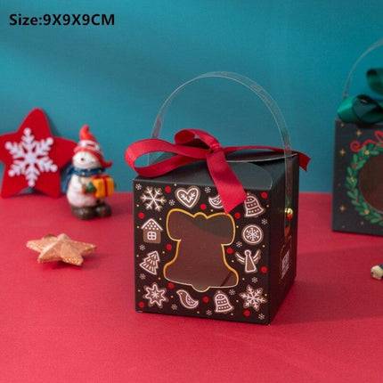 Christmas Cheer: Santa's Whimsical Candy Cottage Décor and Gift Box Set