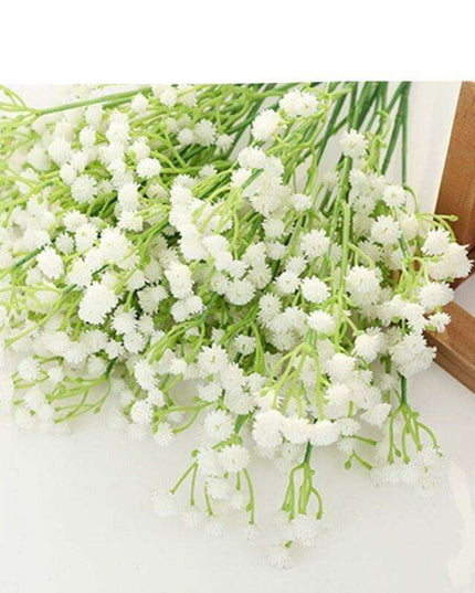Lifelike Silk Baby's Breath Floral Stems for Exquisite Home Décor and Crafting