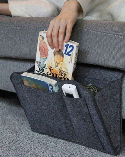 Bedside Organizer with Multi-Pocket Design and Anti-Slip Feature