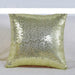 Yellow Sparkle Sequin Glam Pillow Cover