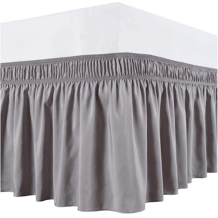 Elastic Wrap Bed Skirt - Effortless Upgrade for a Chic Bedroom Look