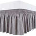 Elastic Bed Skirt - Easy On/Easy Off Dust Ruffled Bed Skirts