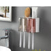 Family-Sized Toothbrush Holder Wall Mount - Modern Bathroom Storage Solution