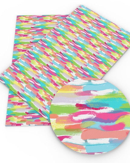 Floral Elegance Synthetic Leather Crafting Sheets - Creative Essentials