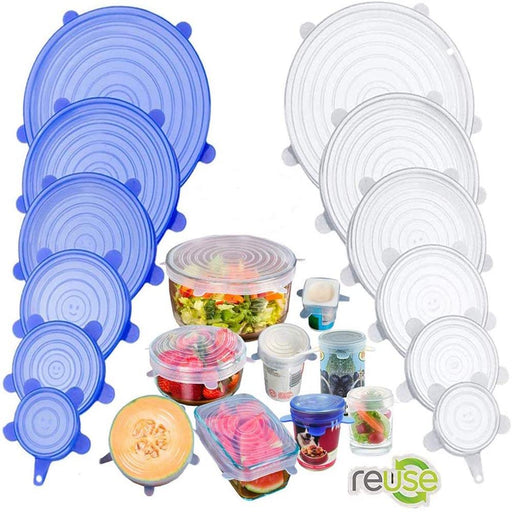 Food Storage Silicone Stretch Lids for Keeping Food Fresh and Convenient Handling