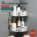 Stylish Wall-Mounted Bathroom Organizer in Premium Space Aluminum: A Luxurious Storage Solution