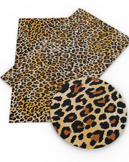 Trendy Leopard Print Synthetic Leather: Elevate Your DIY Style