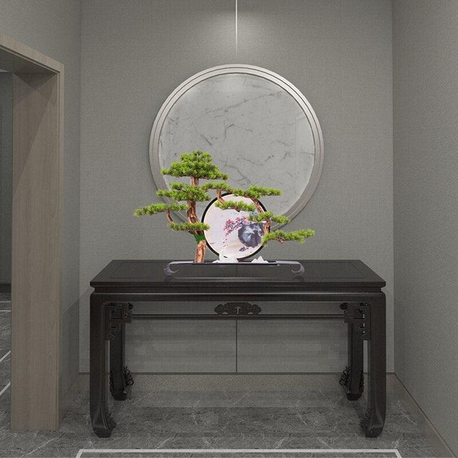 Tranquil Elegance: Exquisite Pine Tree Root Sculpture for Chic Home Decor