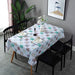 Whimsical Cartoon Animals Table Cover for Playful Dining