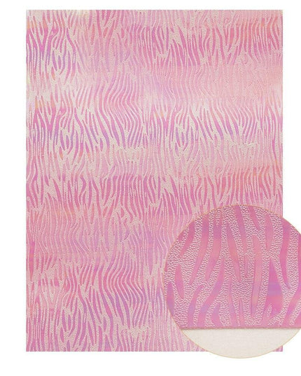 Sparkling Pink Holographic Vinyl Fabric Collection - Perfect for DIY Creations