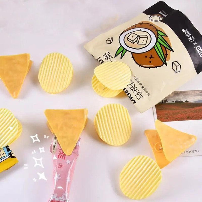 Whimsical Snack Sealing Clips - Fun Chip Bag Keepers