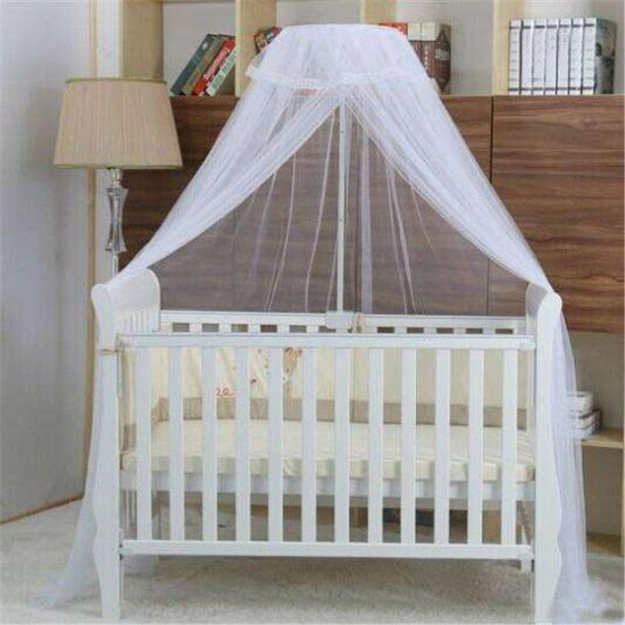 Newborn Sleep Sanctuary with Mesh Canopy