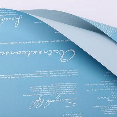 Elegant Floral Alphabet Gift Wrap Collection - Premium Waterproof Crafting Kit - Korean Design Essentials