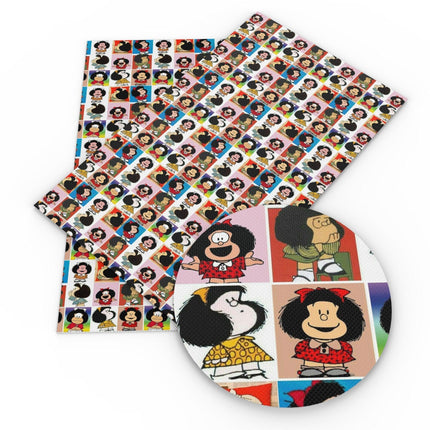 Luxurious Cartoon Lychee Faux Leather Crafting Set - Your DIY Dream Awaits