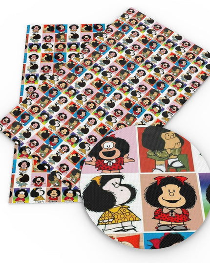 Luxurious Cartoon Lychee Faux Leather Crafting Set - Your DIY Dream Awaits