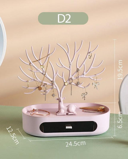 Chic Antler Jewelry Organizer - Elevate Your Display with Timeless Elegance