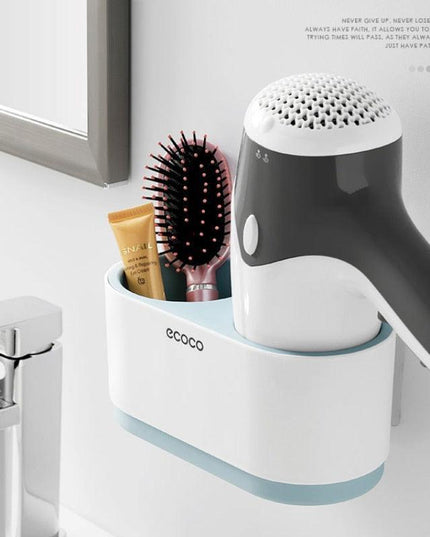 Space-Saving Wall-Mounted Hair Tool Organizer with Moisture Control