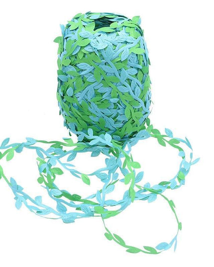 Nature-Inspired Green Ivy Vine Ribbon: Elevate Your Crafting and Decor with a Touch of Elegance