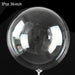 LED Balloon and Column Stand Set with Glow-in-the-Dark Transparent Bobo Balloons