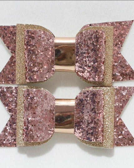 Sparkling Chunky Glitter Faux Leather Sheet - Ideal for Creative DIY Projects