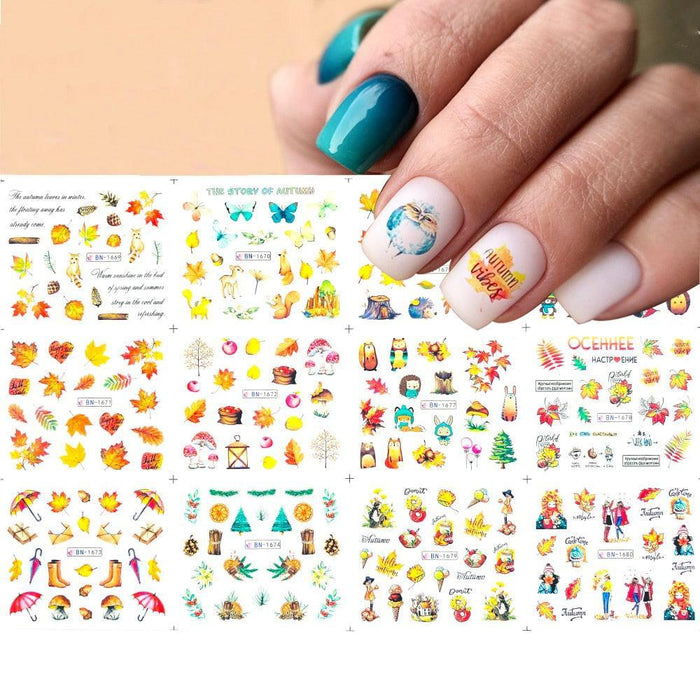 Russian Winter Wonderland Nail Decal Set