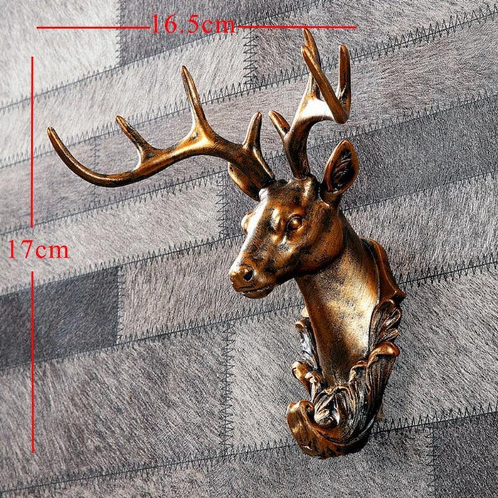 Wildlife-Inspired Deer Head Wall Art for Contemporary Home Interiors