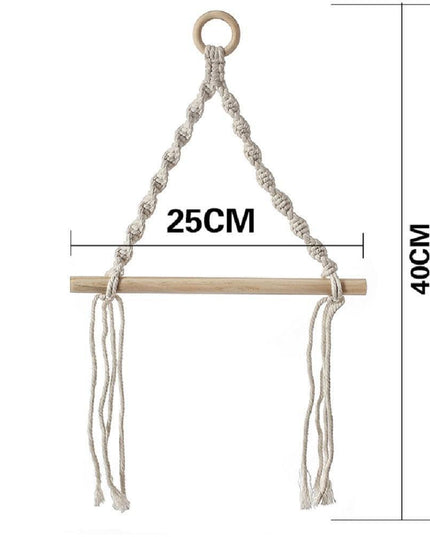 Handcrafted Bohemian Macrame Toilet Paper Holder - Unique Bathroom Decor Accessory
