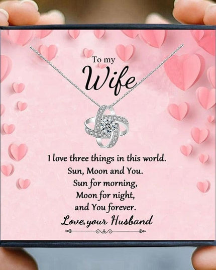 Timeless Heart Knot Necklace: A Symbol of Everlasting Love and Commitment