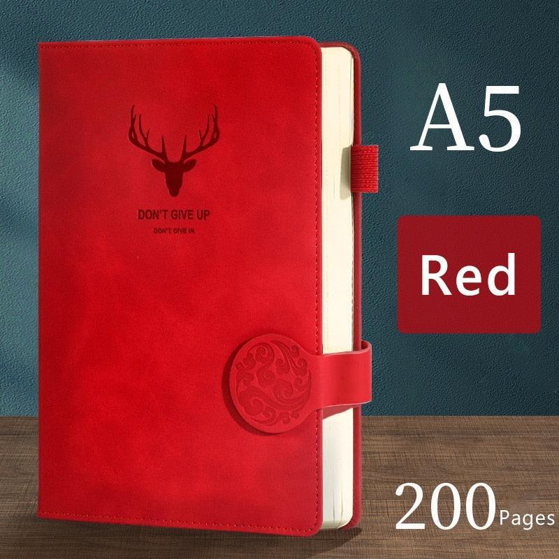 Luxurious A5 Leather-bound Journal: 200 Pages for Creative Expression