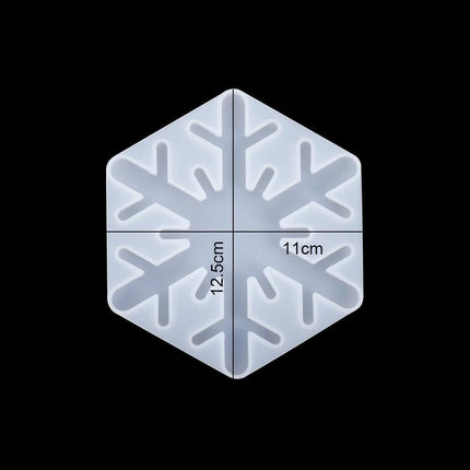 Charming Snowflake DIY Craft Set for Unique Christmas Jewelry and Ornaments