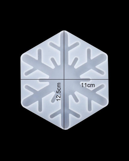 Charming Snowflake DIY Craft Set for Unique Christmas Jewelry and Ornaments