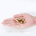 Tranquil Essence Portable Brass Incense Holder - Elegant Water Drop Design
