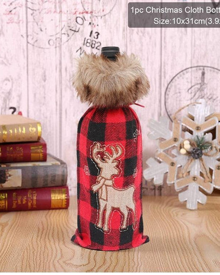 Holiday Cheer Wine Bottle Dress: Celebrate in Festive Elegance