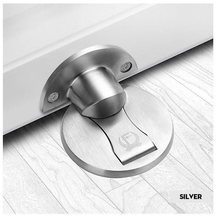 Magnetic Door Stopper Set with Concealed Installation in 304 Stainless Steel