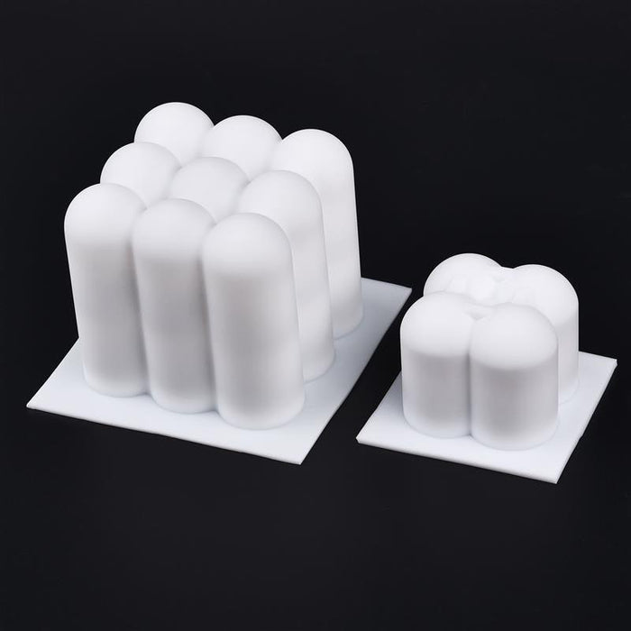 Create Your Own Soy Wax Candle Magic with 3D Cube Mold