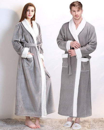 Luxurious Unisex Flannel Kimono Robe for Ultimate Comfort