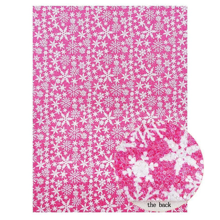 Sparkling Winter Wonderland Leather Crafting Sheets - Essential for DIY Projects