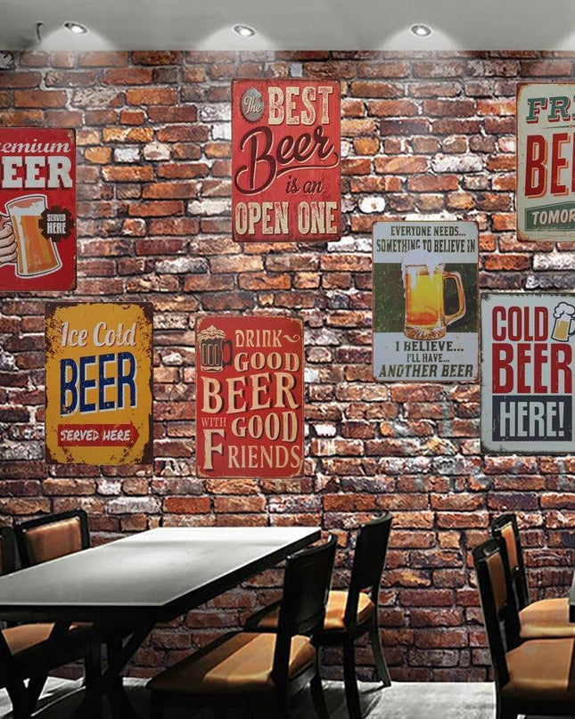 Retro Farmhouse Pea Best Seeds Metal Wall Sign - Vintage Decor Piece