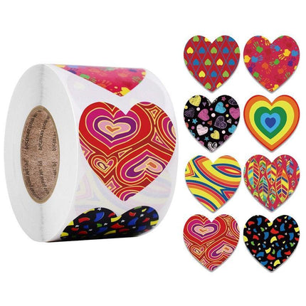 Romantic Heart Sticker Collection