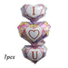 Romantic Heart Balloon Set for Memorable Occasions