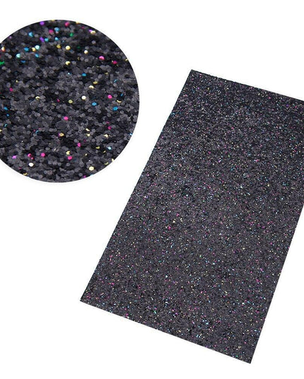 Glamorous Chunky Glitter Faux Leather Sheets - Ultimate DIY Crafting Material