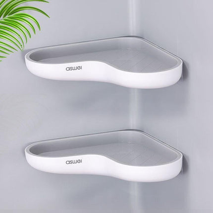 Charming Heart-Shaped Wall Storage Shelf with Enhanced Water Drainage System