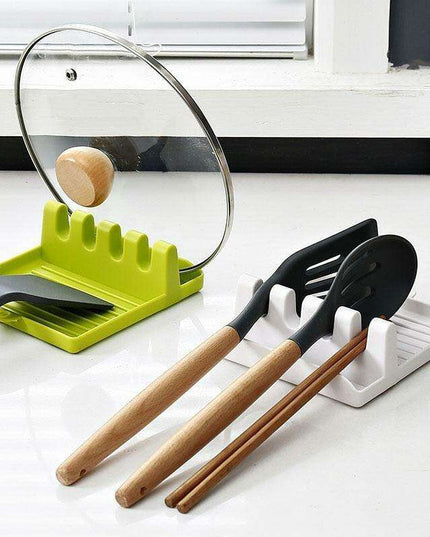Stylish Kitchen Utensil Organizer with Spoon Rest and Spatula Holder