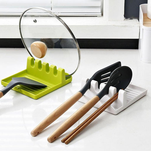 Kitchen Utensil Organizer Set with Spoon Rest and Spatula Rack