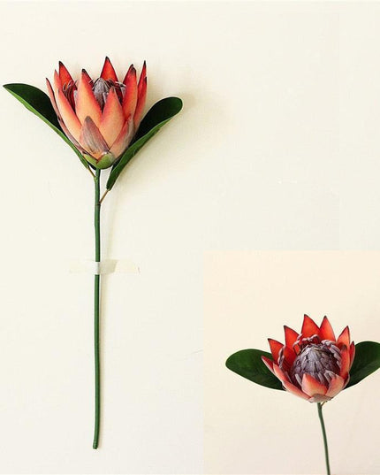 Exquisite Silk Protea Flower Stem - Luxurious Botanical Display