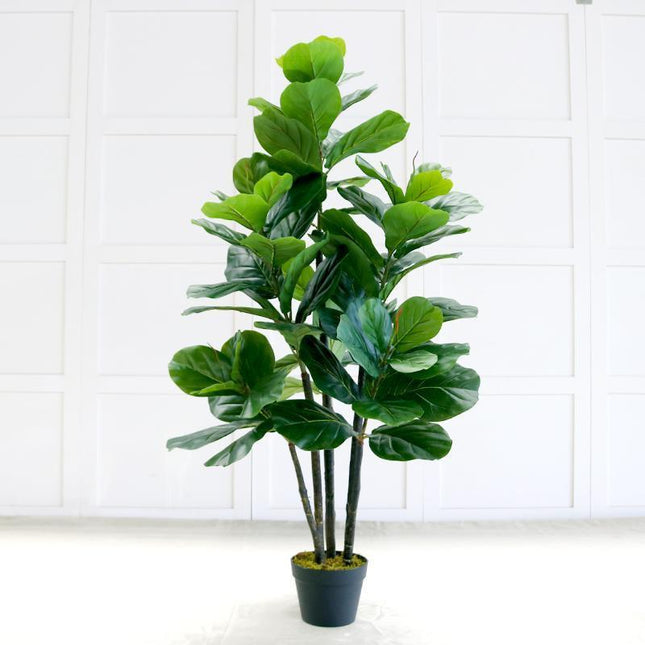 Elegant 72CM Artificial Ficus Pandurata Hance Bonsai - Luxurious Home Accent