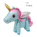 Enchanted Rainbow Unicorn Number Balloon Set for 1-4 Year Old Party Magic